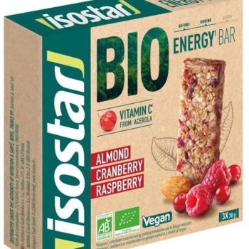 Isostar BIO Energiaszelet - piros gyümölcsök 3x 30 g kép