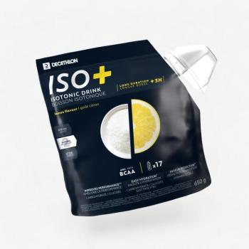 Izotóniás italpor, citrom, 650 g - ISO+ Decathlon kép