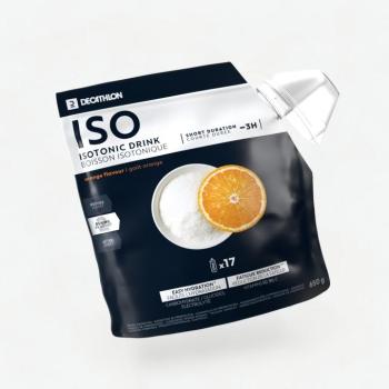 Izotóniás italpor, narancs, 650 g - ISO+ Decathlon kép