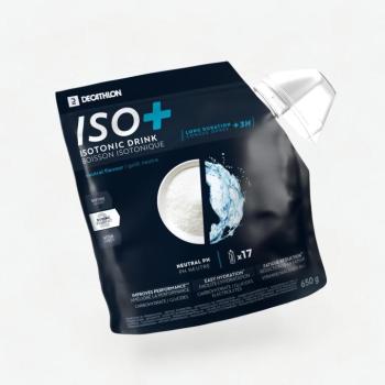 Izotóniás italpor, natúr, 650 g - ISO+ Decathlon kép