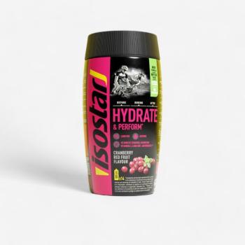 Izotóniás italpor, ribizli-vörösáfonya, 560 g - Hydrate & perform Isostar kép