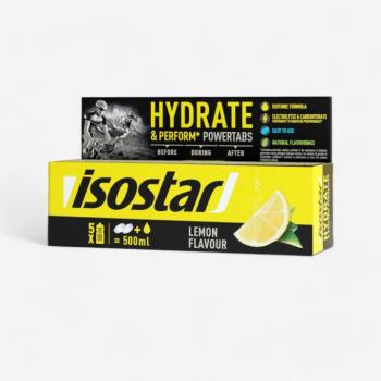 Izotóniás pezsgőtabletta Powertabs citromízű, 10x12 g Isostar kép