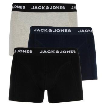 JACK&JONES-JACANTHONY TRUNKS 3 PACK -Black Blue nights/LGM Keverd össze L kép