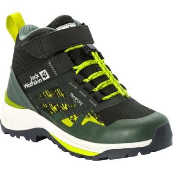 Jack Wolfskin VILI HIKER TEXAPORE MID K Gyerek túracipő, zöld, méret kép