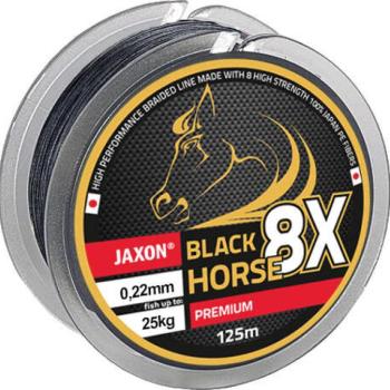 Jaxon black horse 8x premium braided line 0,10mm 125m kép