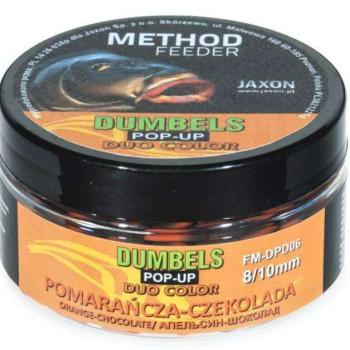 Jaxon dumbels duo color pop-up method feeder orange/chocolate 30g... kép