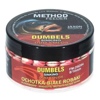 Jaxon dumbels duo color sinking method feeder maggots/bloodworm 5... kép