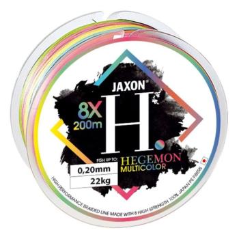 Jaxon hegemon 8x multicolor braided line 0,18mm 200m kép