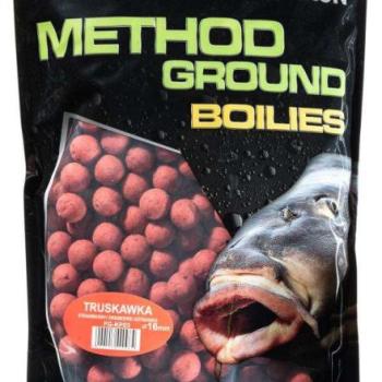 Jaxon method ground boilies strawberry 1kg 16mm kép