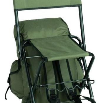 Jaxon small folding chair/w rucksack 35x31x43/80cm 2,7kg 19mm kép