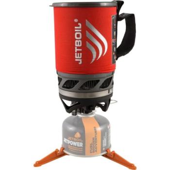 Jetboil MICROMO CARBON Kompakt kempingfőző, piros, méret kép