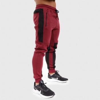 Jogger melegítőnadrág Iron Aesthetics ELEMENT, bordó kép