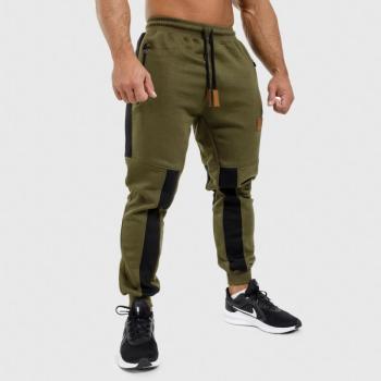 Jogger melegítőnadrág Iron Aesthetics ELEMENT, katonazöld kép