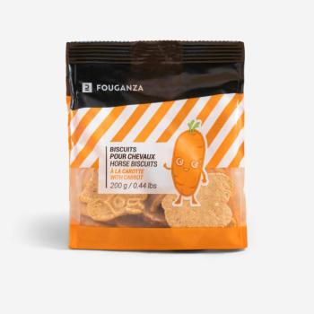 Jutalomfalat, lovaknak és póniknak, répás, 200 g - Fougacrunch Fouganza kép