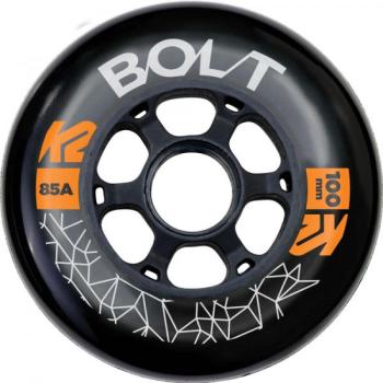 K2 BOLT 100/85A WHEEL 4 PACK BLK Görkorcsolya kerék, fekete, méret kép