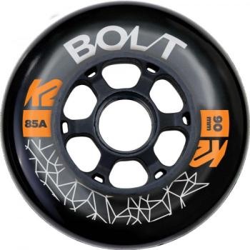 K2 BOLT 90/85A WHEEL 4 PACK BLK Görkorcsolya kerék, fekete, méret kép