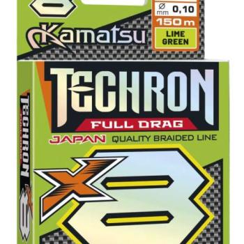 Kamatsu techron full drag x8 lime green 0.04/150m pe 0.2 kép