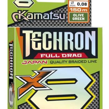 Kamatsu techron full drag x8 olive green 0.04/150m pe 0.2 kép