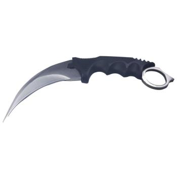 Karambit kés, ezüst penge, 18,5 cm kép