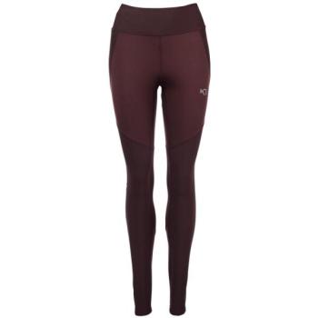 KARI TRAA TIRILL TIGHTS Női sportleggings, bordó, méret kép