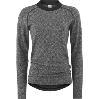 KARI TRAA VOSS CASHMERE MIX LONG SLEEVE Női thermo póló, szürke, méret kép