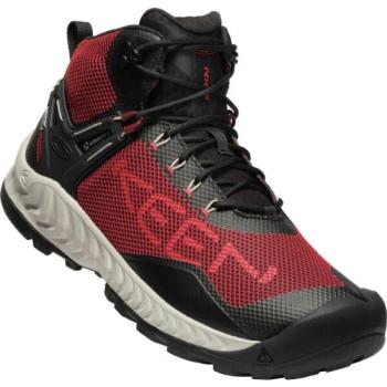 Keen NXIS EVO MID WP M Férfi túracipő, piros, méret 41 kép