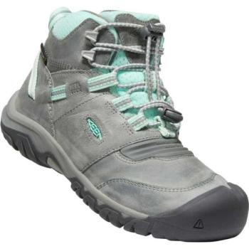 Keen RIDGE FLEX MID WP Gyerek túracipő, szürke, méret 32/33 kép