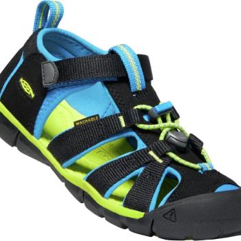 Keen Seacamp II CNX JR. Black/Brilliant Blue, fekete és ragyogó kék színű kép