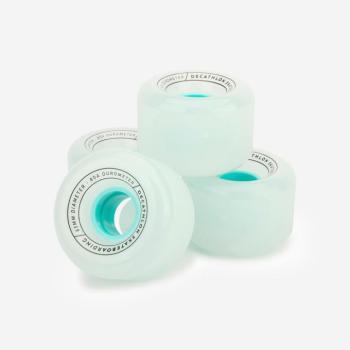Kerék, 65 mm, 80A, 4 db, longboard, cruiser és surfskate, kék Decathlon kép