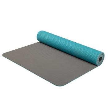 Kétrétegű alátét Yate Yoga Mat TPE  türkiz-szürke kép