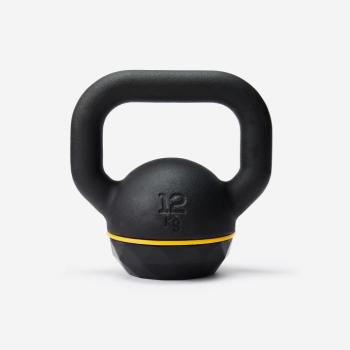 Kettlebell, öntöttvas, gumírozott, 12 kg Corength kép
