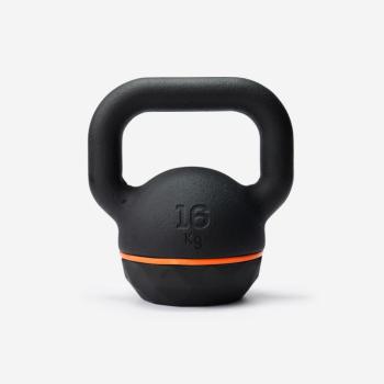 Kettlebell, öntöttvas, gumírozott, 16 kg Corength kép