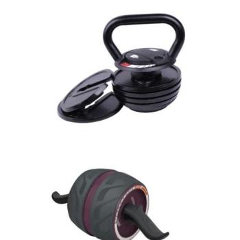 Kettlebell súlyzó ZOCO BODY FIT HL004, Súly 9 kg, Állítható, és F... kép