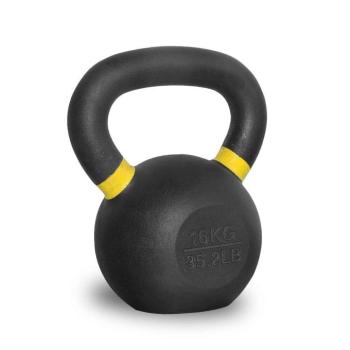 Kettlebell Zoco Body Fit HL011, Súly 16 kg, Fekete kép