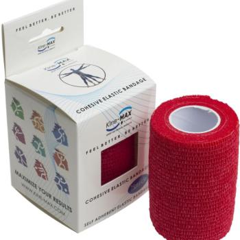 Kine-MAX Cohesive Elastic Bandage 7,5 cm x 4,5 m, piros kép