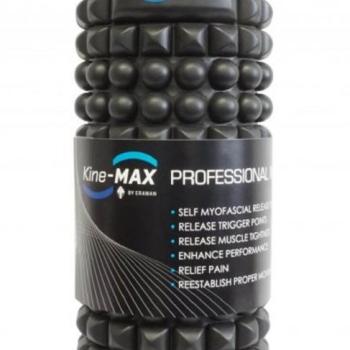 Kine-Max Professional Massage Foam Roller - Fekete Masszázshenger kép