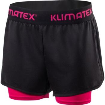 Klimatex ZIZA Női 2 az 1-ben funkcionális short, fekete, méret kép