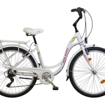 Koliken SweetBike SX6 női Városi Kerékpár 26&quot; - fehér kép