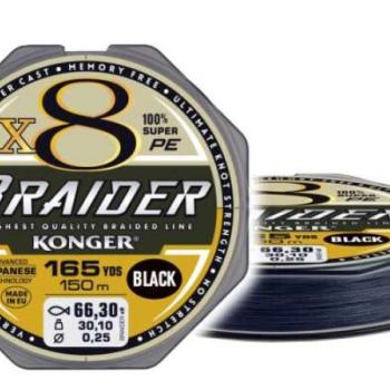 Konger braider x8 black 0.06/150m kép