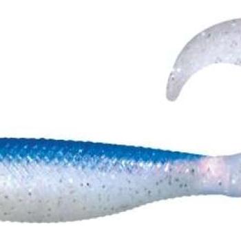 Konger shad grub 6.4cm blue pearl glitter kép