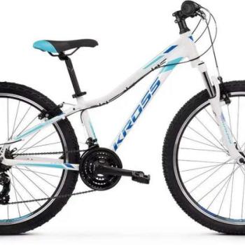 Kross Lea 1.0 SR női fehér-kék MTB 26&quot; kerékpár 2022 kép