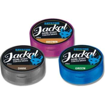 Kryston Jackal Semi-Stiff Green 20m 20lb előkezsinór kép