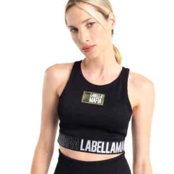 LABELLAMAFIA Sports bra Fan Black kép