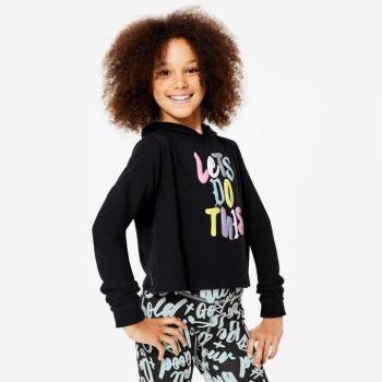 Lány tánc crop top pulóver, kapucnis Starever kép