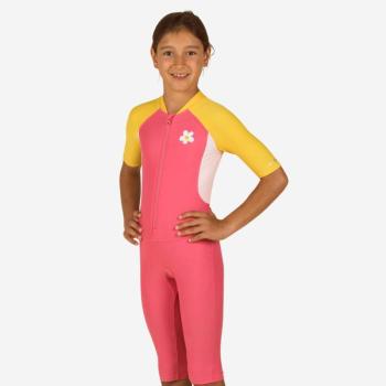 Lány úszóoverall - Shorty swim Rose 100 Nabaiji kép
