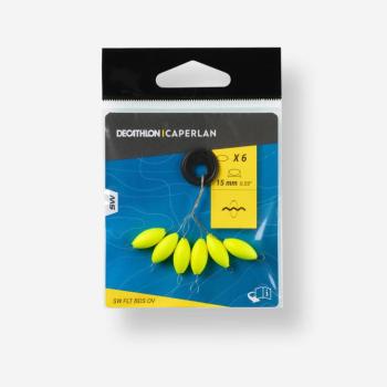 Lebegő gyöngy, ovális, 15 mm, sárga, surfcasting horgászathoz Caperlan kép