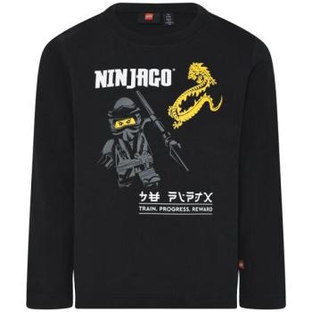 LEGO&reg; kidswear LWTAYLOR 624 T-SHIRT L/S Fiú felső, fekete, méret kép