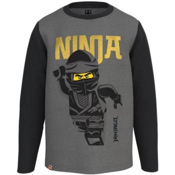 LEGO&reg; kidswear T-SHIRT L/S Fiú felső, sötétszürke, méret kép