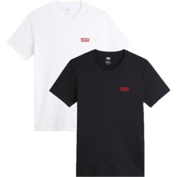 Levi's&reg; GRAPHIC CREWNECK T-SHIRT 2 PACK Férfi póló, fekete, méret kép