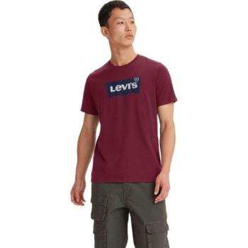 Levi's&reg; GRAPHIC CREWNECK TEE Férfi póló, bordó, méret kép